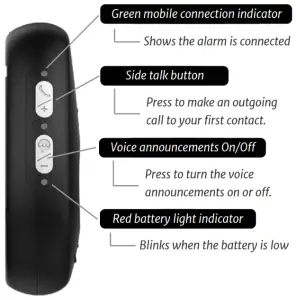 LiveLife LLA001 4GX LTE Mobile Medical Alarm Alert - FIG