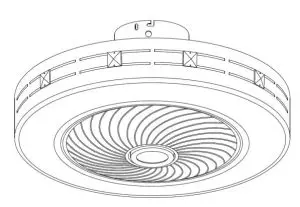 Noaton NEBULA Ceiling Fan