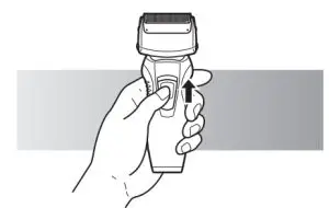 Panasonic ES-RW30 Rechargeable Shaver - button