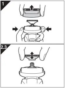 Panasonic ES-RW30 Rechargeable Shaver - inner blades