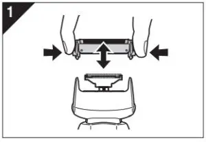 Panasonic ES-RW30 Rechargeable Shaver - outer foil