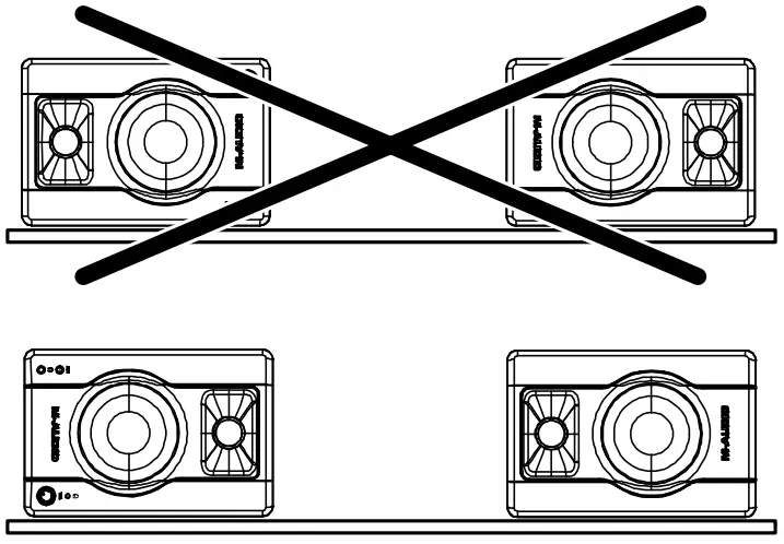 M Audio BX4 BT 4 5 Inch 120W Studio Monitors - Speaker Orientation