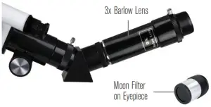 CELESTRON 22006 Travel Scope 60 Portable Telescope - Moon Filter