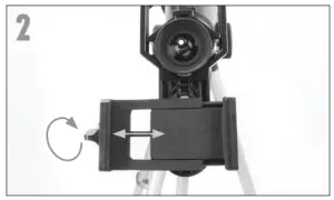 CELESTRON 22006 Travel Scope 60 Portable Telescope - holder