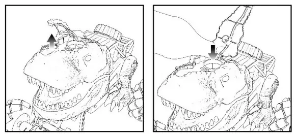 Qiankun Toys Factory 11810 Stunt Drift Dino Vehicle Remote Control- Fill the dino