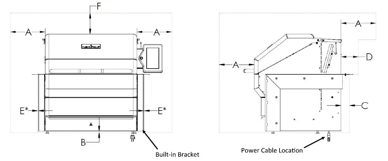 VGB0001S Memphis Pro Built-In ITC 3 Gril fig1