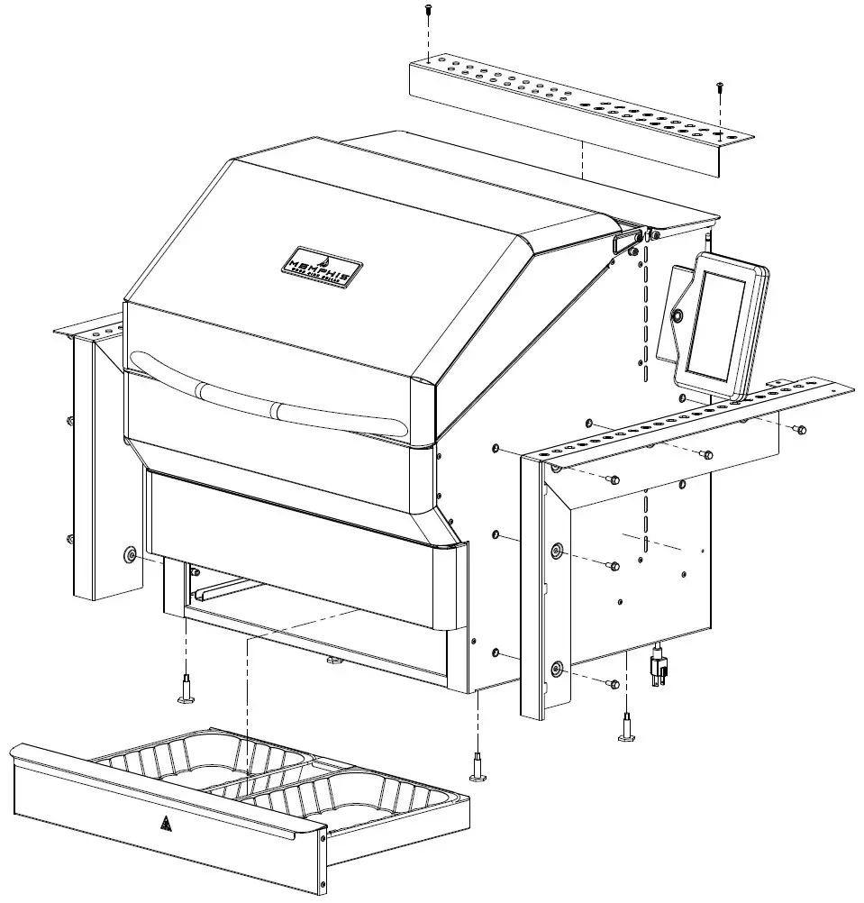 VGB0001S Memphis Pro Built-In ITC 3 Gril fig14