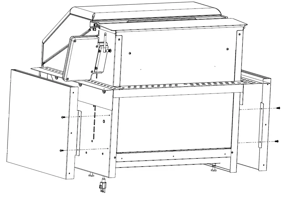 VGB0001S Memphis Pro Built-In ITC 3 Gril fig15