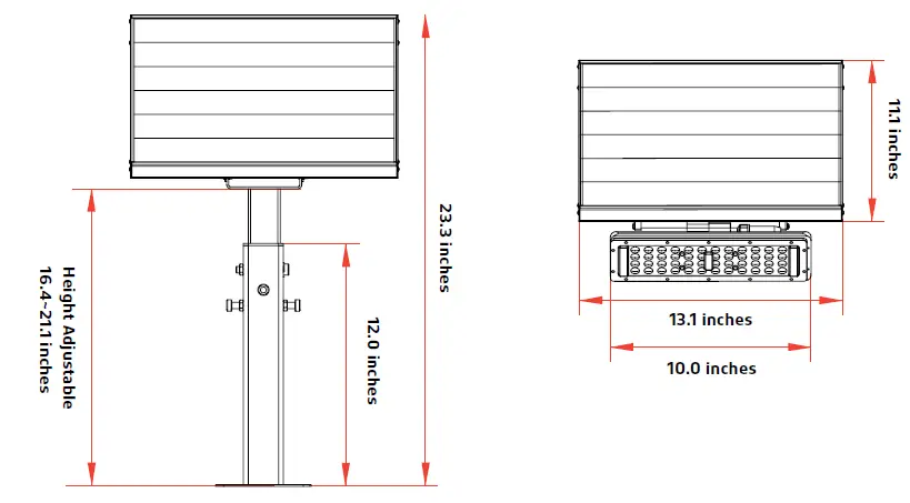 SOLTECH LLX-Flood Light-10W FOCUS Sign Lights 10W LED High Brightness FIG 1