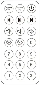 REMOTE CONTROL INSTRUCTIONS