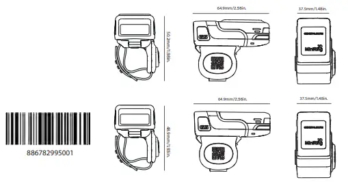 GENERALSCAN GSR3520 Wearable Barcode Scanner-fig10