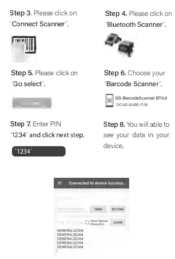 GENERALSCAN GSR3520 Wearable Barcode Scanner-fig12
