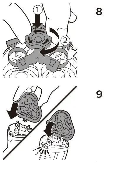 PHILIPS S1334-41 Dry Electric Shaver fig 21