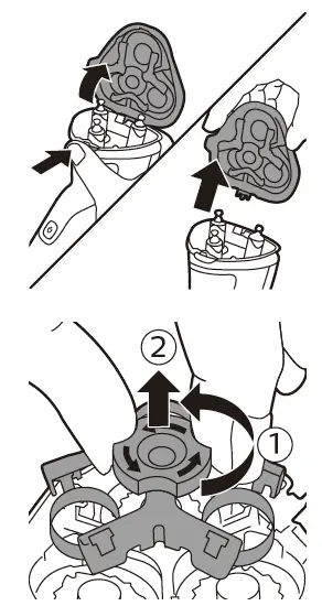 PHILIPS S1334-41 Dry Electric Shaver fig 22