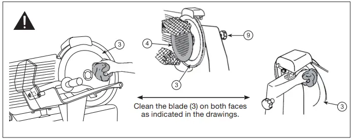 WARING COMMERCIAL WCS220 Food Slicer - CLEANING 1