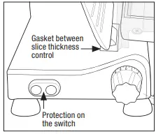 WARING COMMERCIAL WCS220 Food Slicer - GASKET INSPECTION