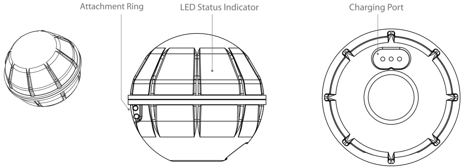 SwellPro Dronar Fish Finder with SplashDrone 4 - Product Diagram