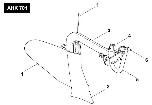 STIHL AHK 701 Adjustable Ridger 1