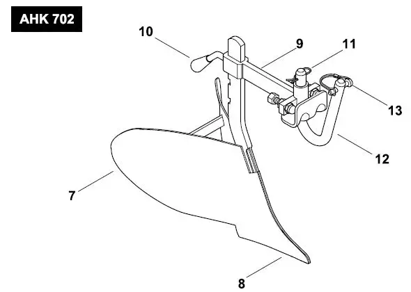 STIHL AHK 701 Adjustable Ridger 2