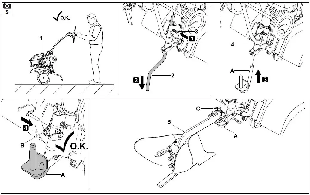 STIHL AHK 701 Adjustable Ridger 6