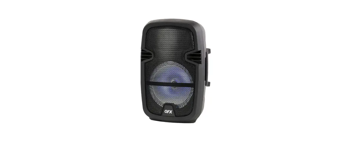 Qfx Pbx-8074 8-in Portable Party Bluetooth Loudspeaker Instruction Manual Qfx Pbx-8074 8-in Portable Party Bluetooth Loudspeaker Instruction Manual