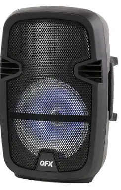 QFX -PBX-8074 8-in -Portable -Party -Bluetooth -Loudspeaker- product