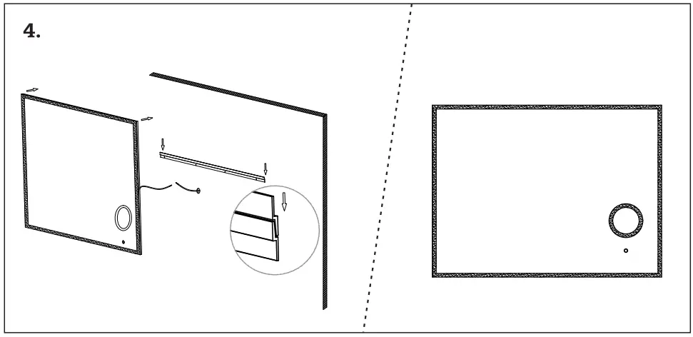 Luxaar LEDBM3436 Moderna 34 x 36 Inch LED Mirror - fig5