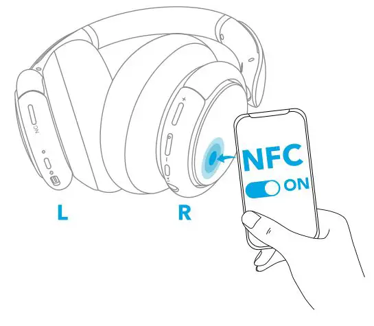 Soundcore A3028011 Life Q30 Hybrid Active Noise Cancelling Headphones - NFC Mode