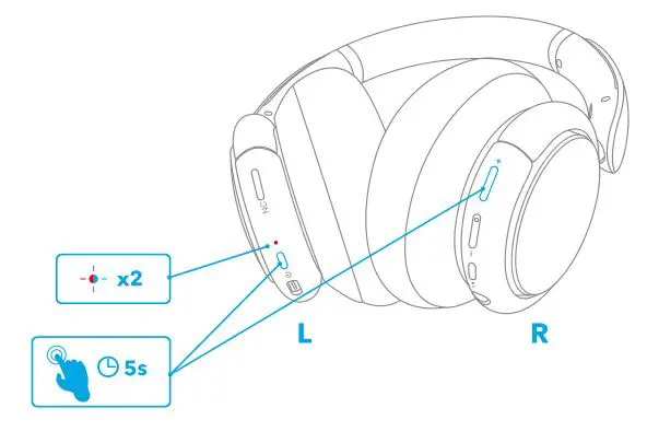 Soundcore A3028011 Life Q30 Hybrid Active Noise Cancelling Headphones - Reset