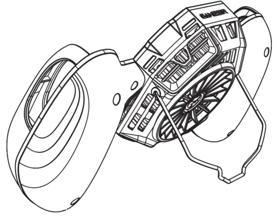 GAMESIR F8 Pro Snowgon Mobile Cooling Grip - metal holder