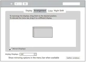 Fig 12 Mirror Display