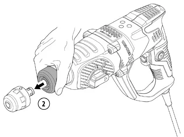 DEXTER 110RH2-40.5 Rotary Hammer-15