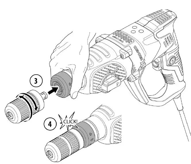 DEXTER 110RH2-40.5 Rotary Hammer-16