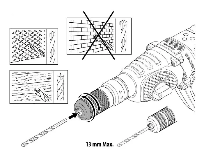 DEXTER 110RH2-40.5 Rotary Hammer-18