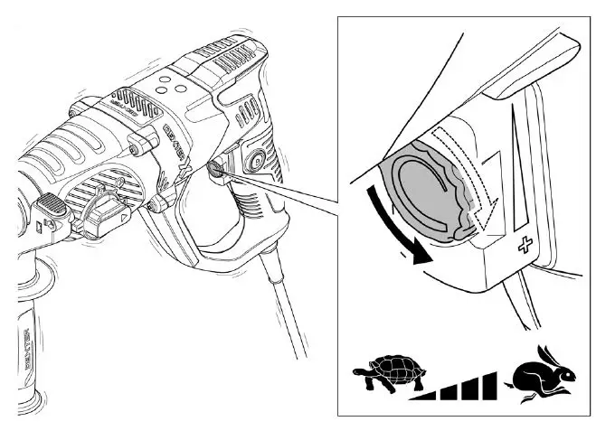 DEXTER 110RH2-40.5 Rotary Hammer-21