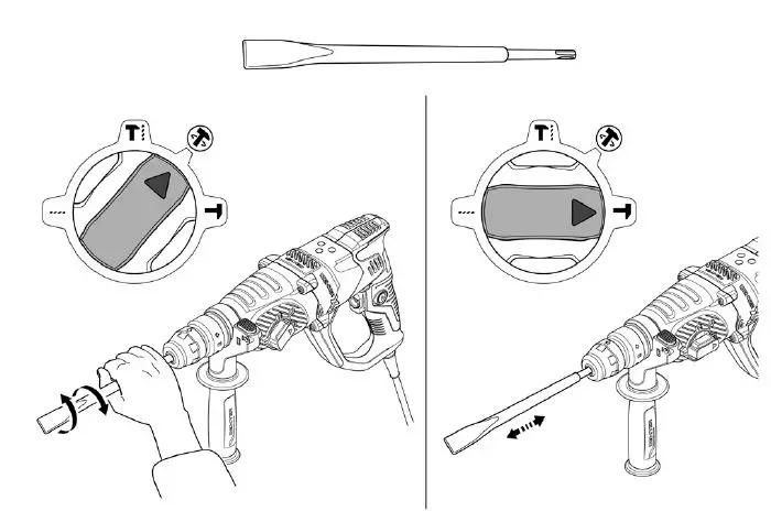 DEXTER 110RH2-40.5 Rotary Hammer-26