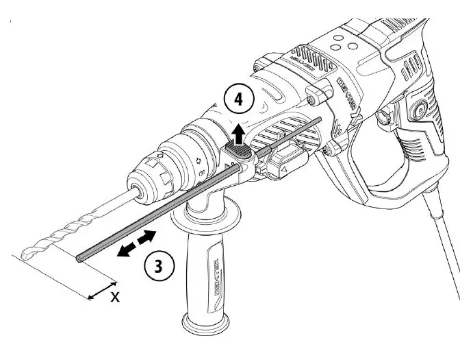 DEXTER 110RH2-40.5 Rotary Hammer-28
