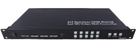 LINK-MI SX-SMX44 4x4 Seamless HDMI Matrix & 2x2 Video Wall Controller-fig1