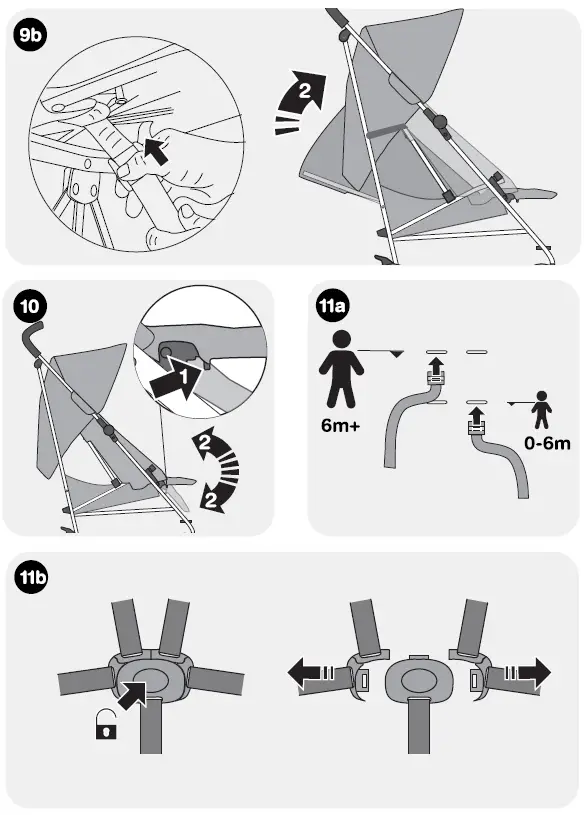 My -Babiie- MB11 -Twin -Stroller -4