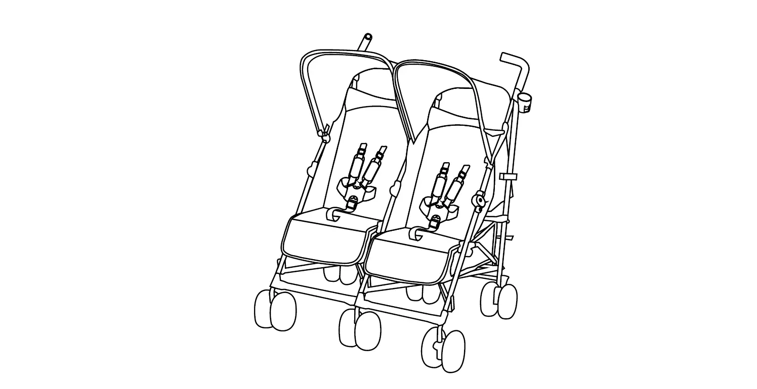 My Babiie Mb11 Twin Stroller Instructions