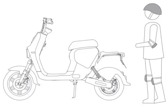 SEGWAY B110S B Series eMoped Electric Scooter - QR code - fig 30