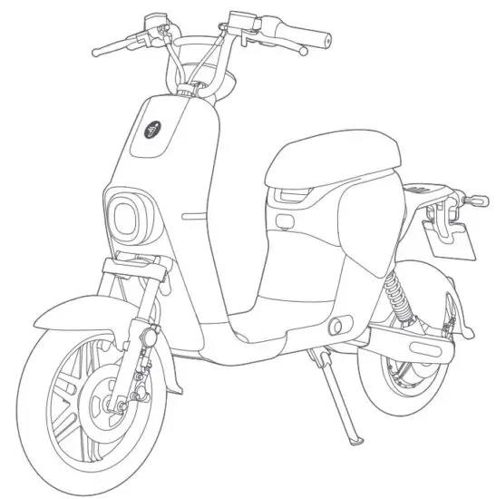 SEGWAY B110S B Series eMoped Electric Scooter - QR code - fig