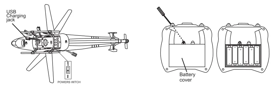 JM Raptor S39 2.4Hz Radio Control Raptor Helicopter - Fig 3