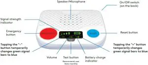 Medical Alert Plus base station features