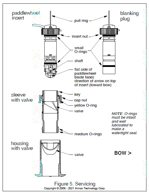 AIRMAR ST850V Speed and Temperature Sensor fig 5