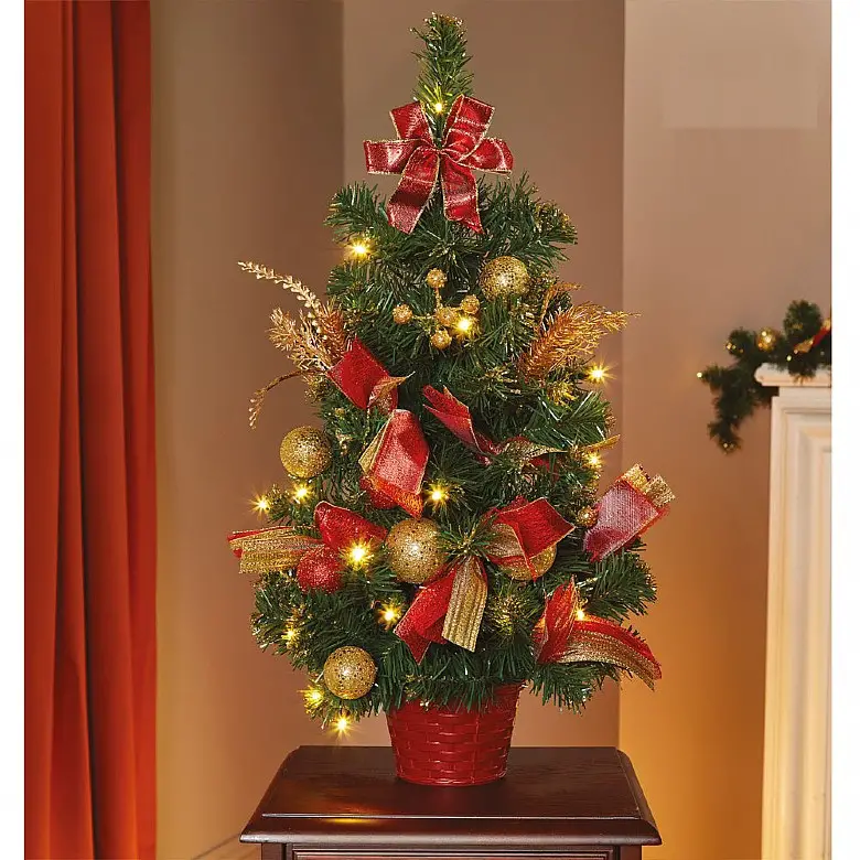 COOPERS OF STORTFORD J047 60cm 20 LED Decorated Tree