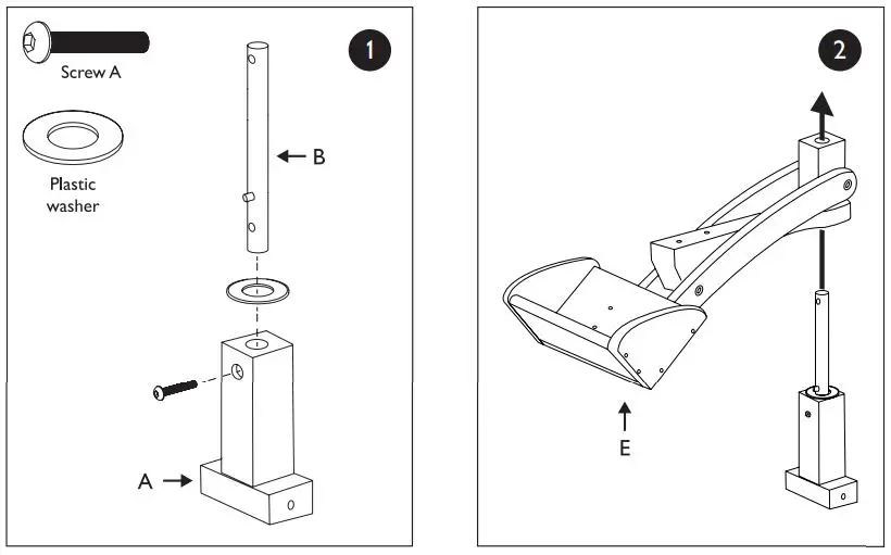 JOHN LEWIS Wooden Trike Instruction Manual - Assembly 1,2