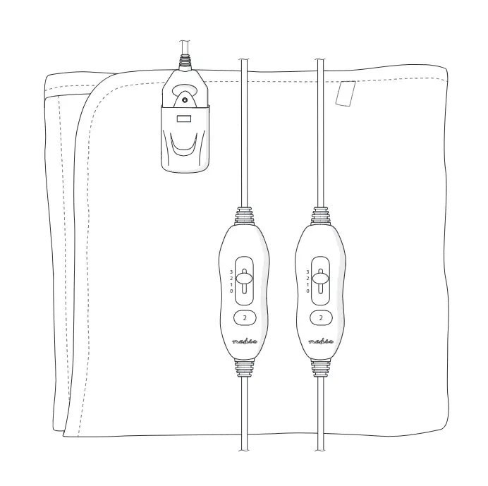Nedis Pebl110cwt2 Double Electric Blanket User Manual