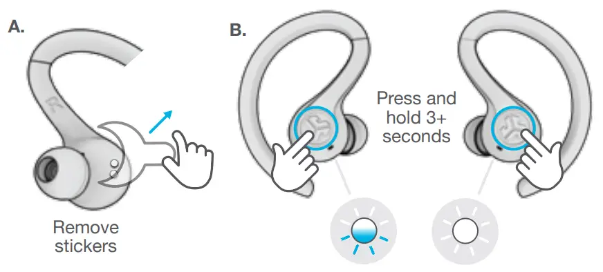JLABAUDIO JBuds Air Sport Earbuds FIRST TIME SETUP