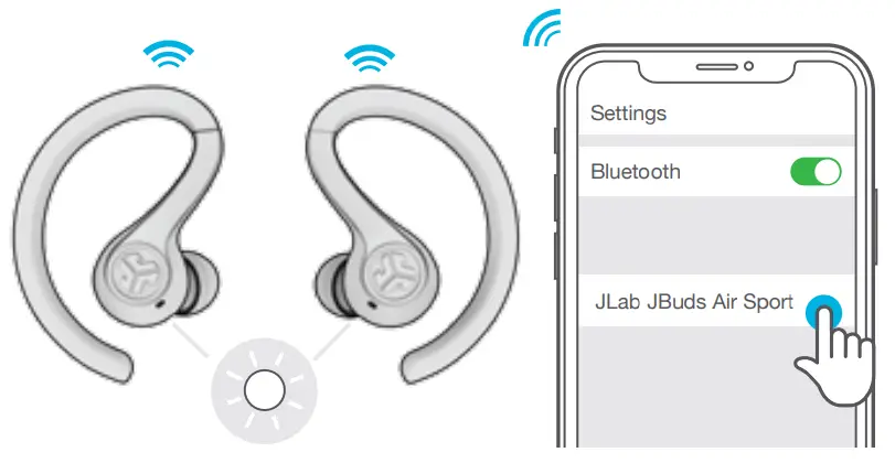 JLABAUDIO JBuds Air Sport Earbuds H
